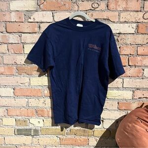 Wilson navy heavyweight shirt - sz medium - vintage